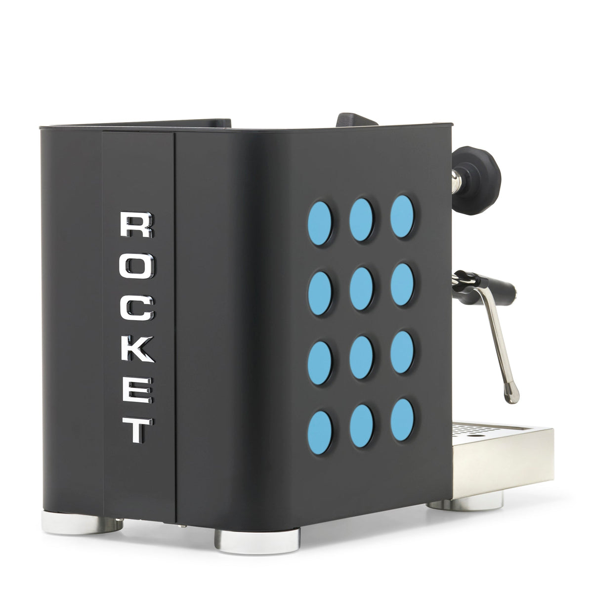 Rocket Espresso Appartamento TCA Espresso Machine - Black with Black Stripe