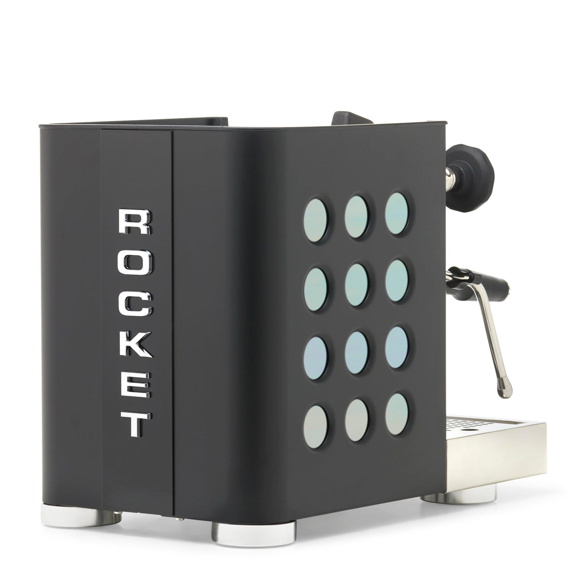 Rocket Espresso Appartamento TCA Espresso Machine - Black with Black Stripe