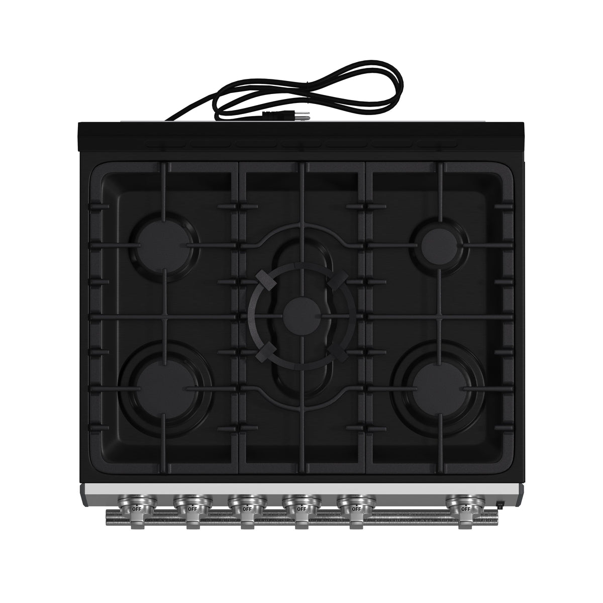 Forno Espresso Leonardo 30-Inch Freestanding Gas Range, 5.0 cu. ft. Oven, Stainless Steel (Model FFSGS1116-30)