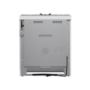 Forno Espresso Leonardo 30-Inch Freestanding Gas Range, 5.0 cu. ft., White with Stainless Steel Handles (Model FFSGS1116-30WHT)