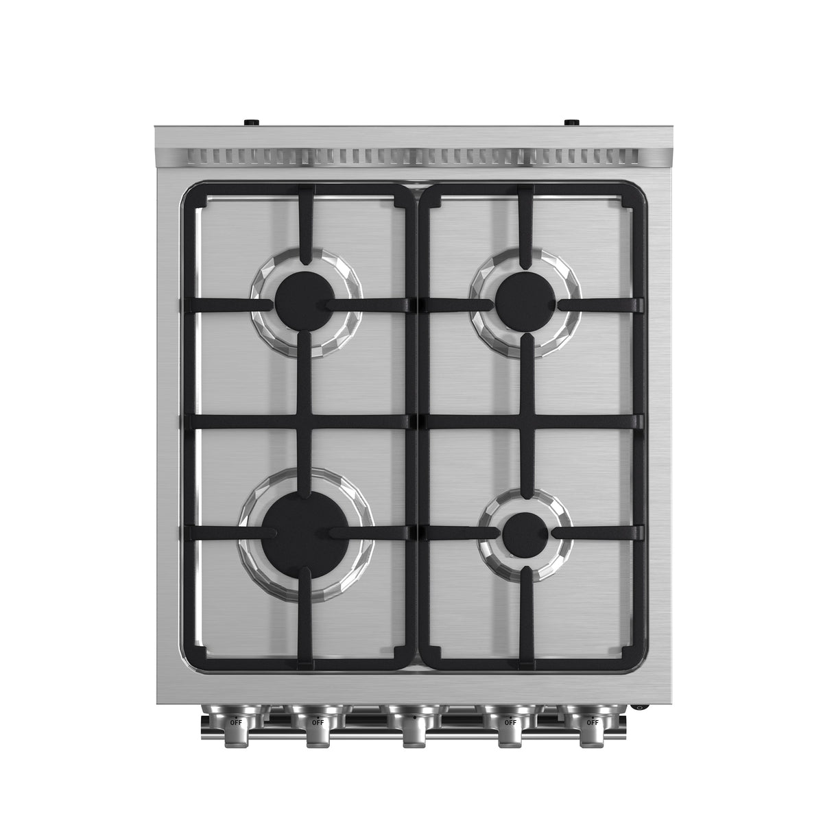 Forno Lamazze 20 in. Freestanding Gas Range, 2.05 cu. ft., 4 Sealed Burners, Stainless Steel (Model FFSGS6265-20)