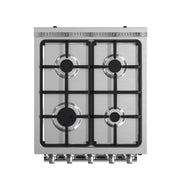 Forno Lamazze 20 in. Freestanding Gas Range, 2.05 cu. ft., 4 Sealed Burners, Stainless Steel (Model FFSGS6265-20)