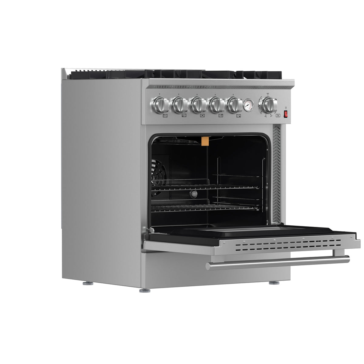 Forno Giovanni 30-Inch Freestanding Gas Range, 4.32 cu. ft. Oven, 5 Sealed Burners, Stainless Steel (Model FFSGS6274-30)