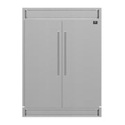 FORNO Maderno 60-Inch Convertible Refrigerator Freezer, 27.2 Cu. Ft., with Trim Kit, Model FFFFD1722-60S