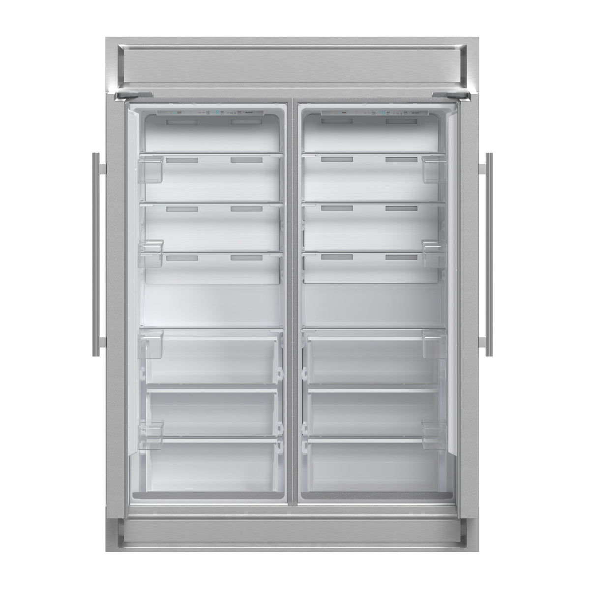 FORNO Maderno 60-Inch Convertible Refrigerator Freezer, 27.2 Cu. Ft., with Trim Kit, Model FFFFD1722-60S