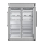FORNO Maderno 60-Inch Convertible Refrigerator Freezer, 27.2 Cu. Ft., with Trim Kit, Model FFFFD1722-60S