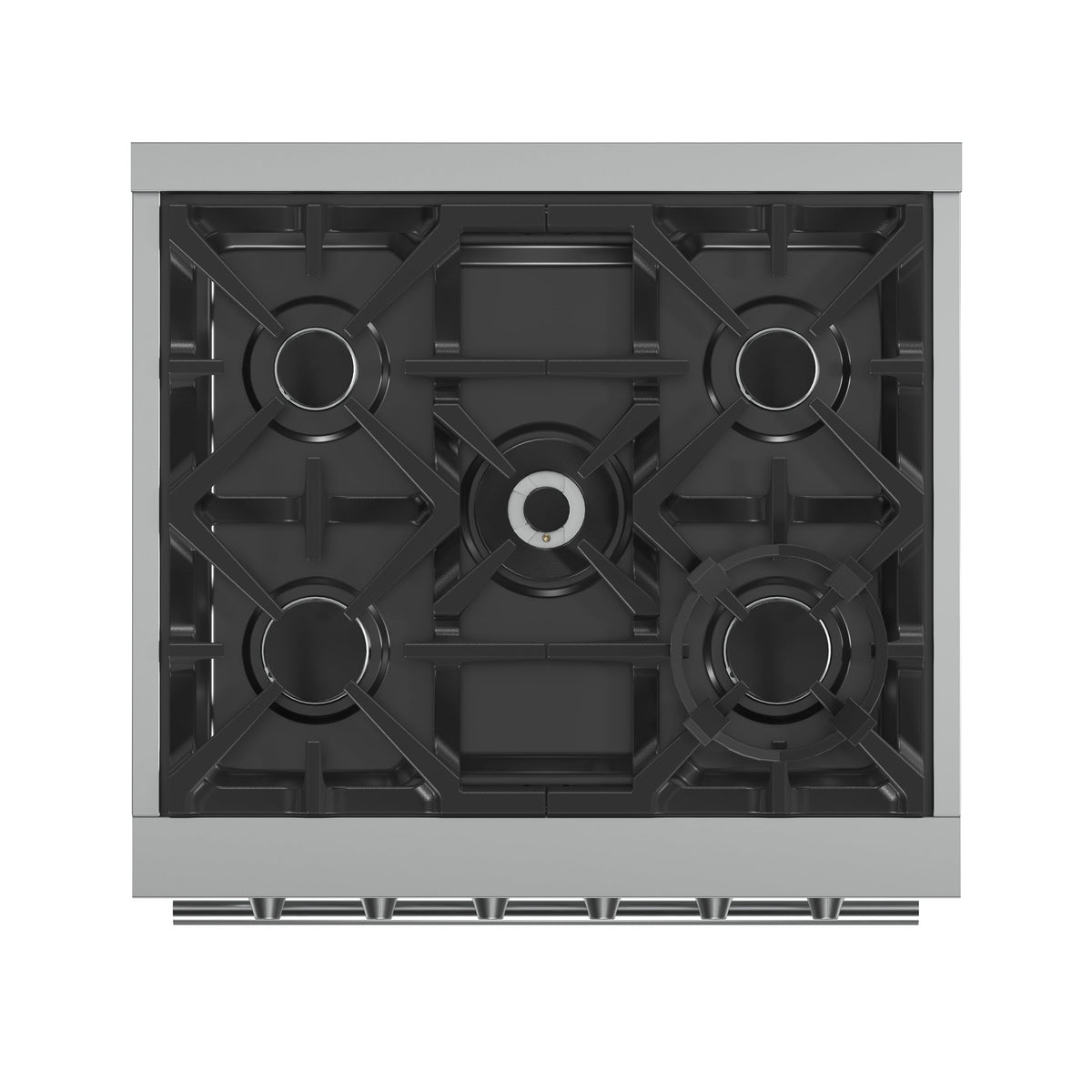 Forno Massimo 30 in. 4.32 cu. ft. Freestanding Gas Range with 5 Sealed Burners in Stainless Steel (FFSGS6239-30)