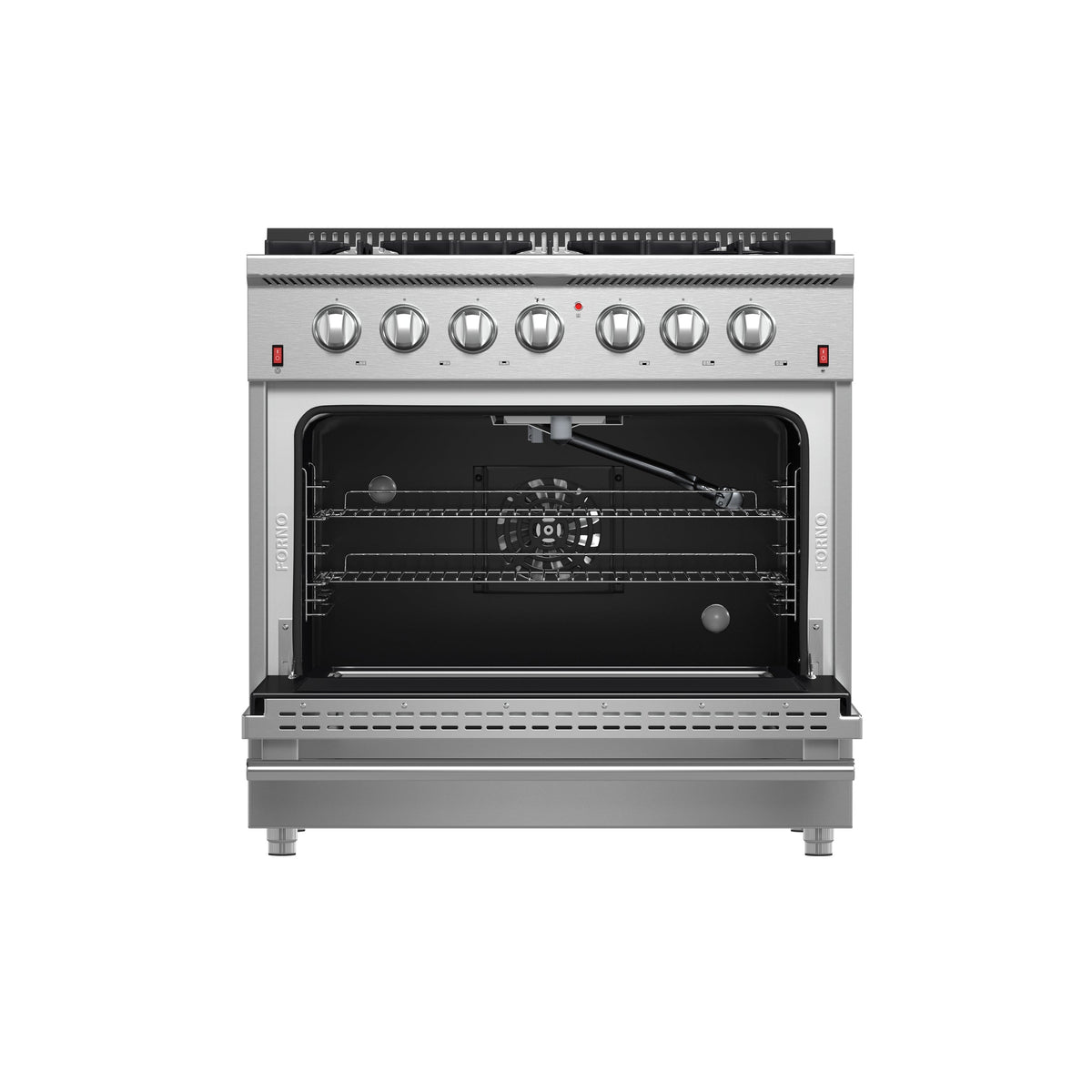 Forno Galiano 36 in. Freestanding Gas Range with 6 Sealed Burners, 5.36 cu. ft. Oven, Stainless Steel (FFSGS6244-36)
