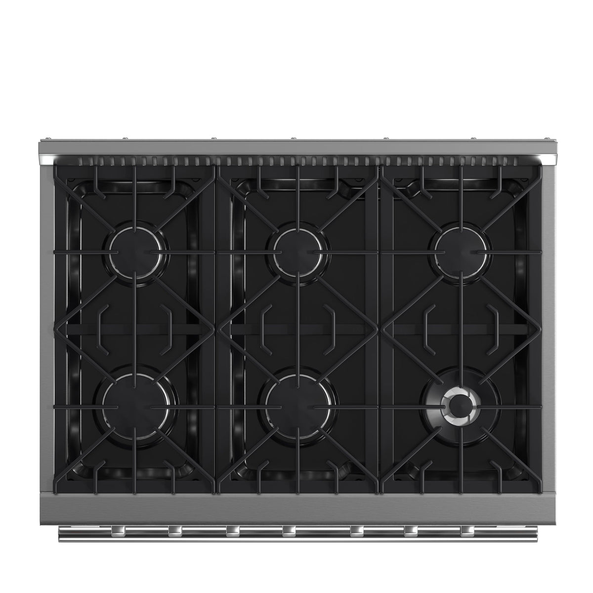 Forno Galiano 36 in. Freestanding Gas Range with 6 Sealed Burners, 5.36 cu. ft. Oven, Stainless Steel (FFSGS6244-36)