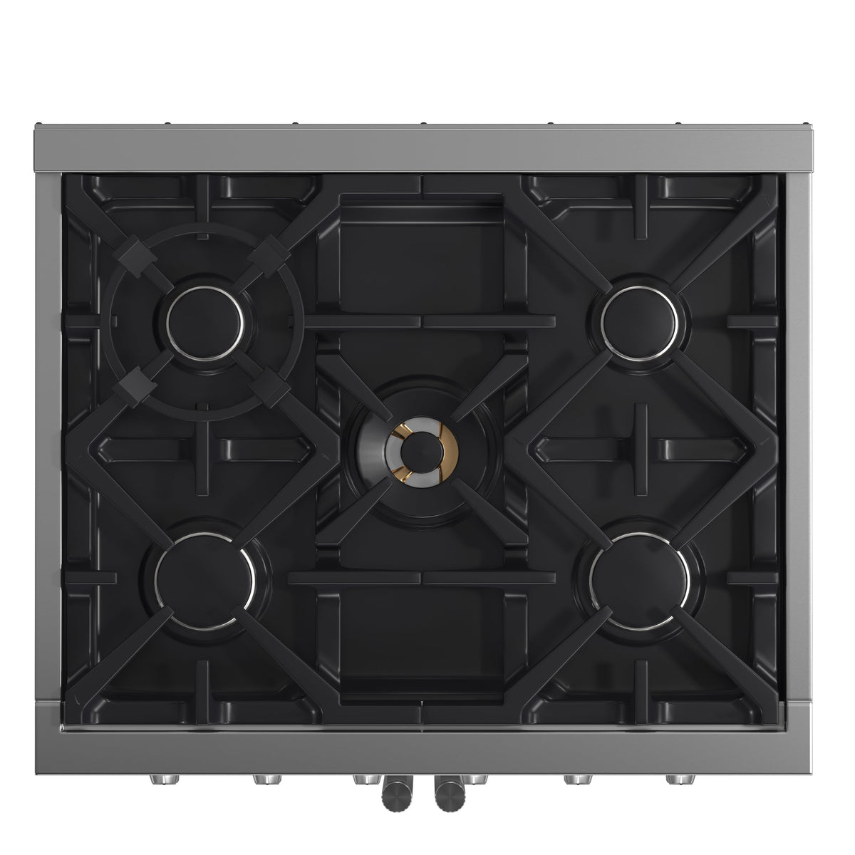 Forno Massimo 30 in. Freestanding French Door Gas Range, 4.32 cu. ft. Oven, 5 Sealed Burners (Model FFSGS6439-30)