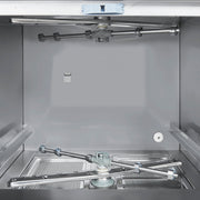 FORNO 25-Inch Commercial Undercounter Dishwasher, 23L Tank, 3 Wash Cycles, High-Temperature Sanitizing, Stainless Steel (FCMDW0024)