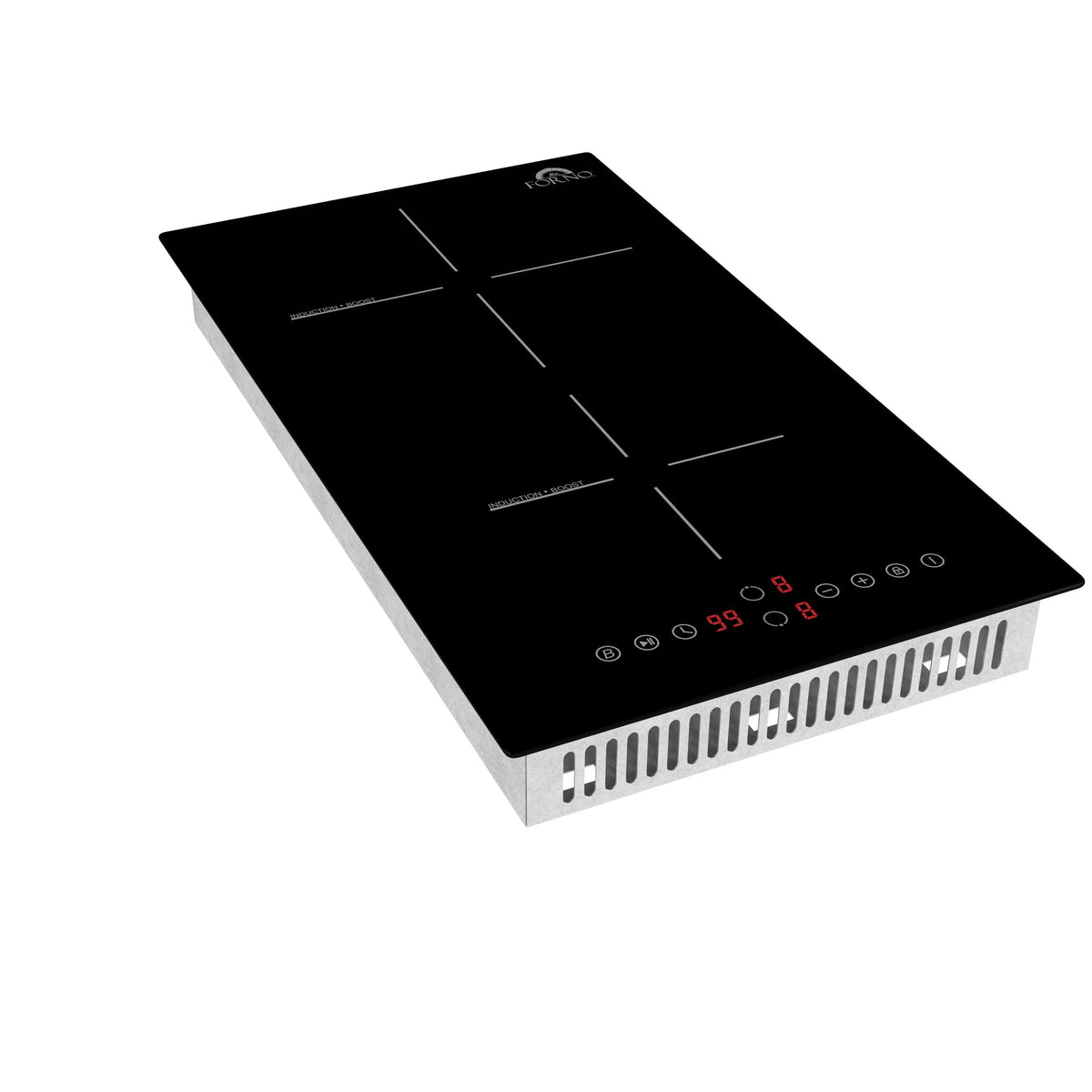Forno Parco 12-Inch Induction Cooktop with 2 Cooking Zones, Touch Controls (Model FCTIN0583)