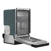 FORNO Polo 18-Inch Built-In Dishwasher, Stainless Steel, Model FDWBI8041-18S