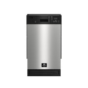 FORNO Polo 18-Inch Built-In Dishwasher, Stainless Steel, Model FDWBI8041-18S
