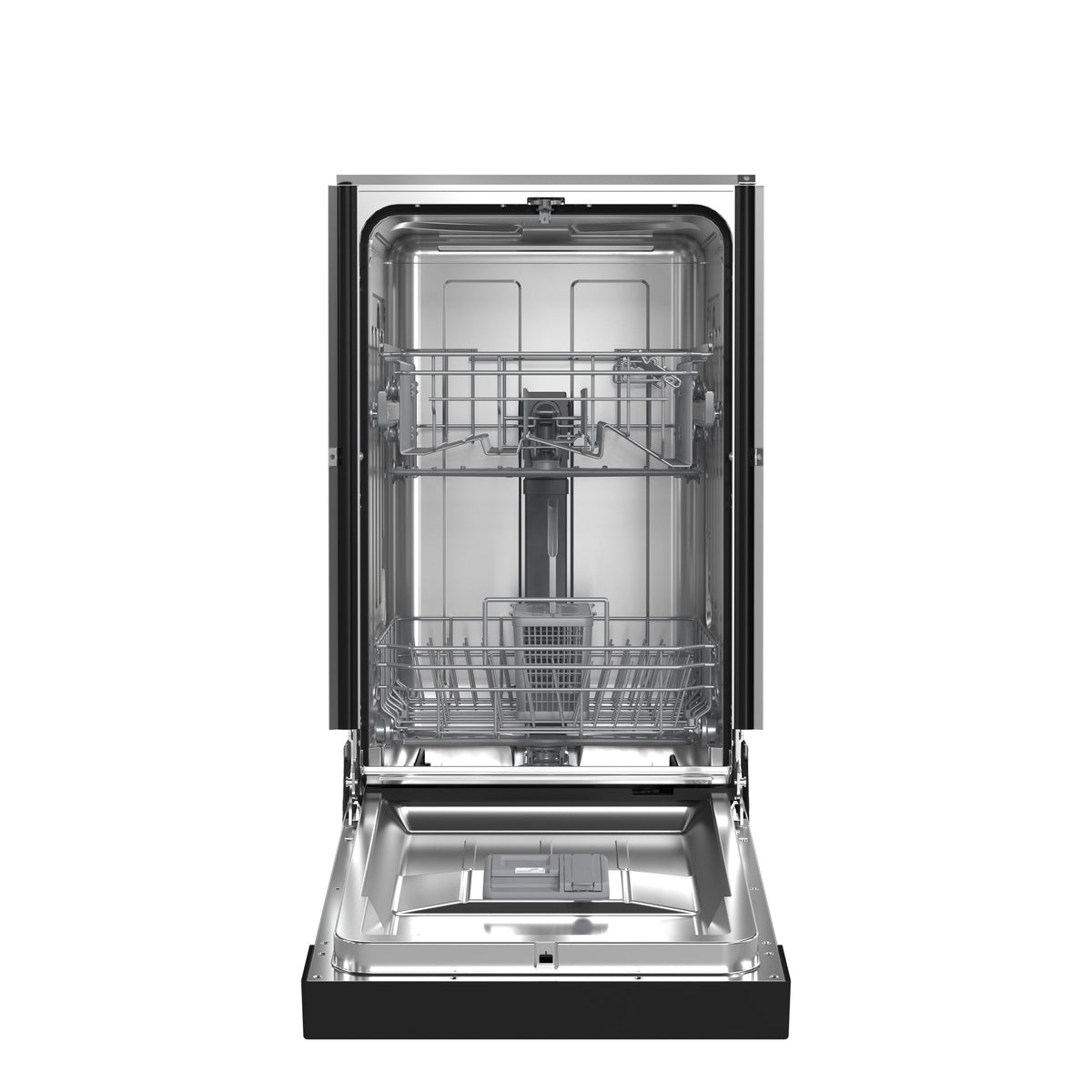 FORNO Polo 18-Inch Built-In Dishwasher, Stainless Steel, Model FDWBI8041-18S