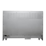 Forno Galiano 48-Inch Dual Fuel Range with French Door Oven, 6.58 cu. ft., 8 Sealed Burners, Griddle, Black with Antique Brass Accents (Model FFSGS6356-48BLK)