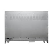 Forno Galiano 48-Inch Dual Fuel Range, 6.58 cu. ft., French Door Oven, 8 Sealed Burners with Griddle, White with Antique Brass Accents (Model FFSGS6356-48WHT)