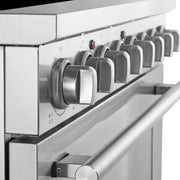 Forno Paolo 36-Inch Freestanding Electric Range with 5.44 cu. ft. True Convection Oven, Stainless Steel (Model FFSEL6011-36)