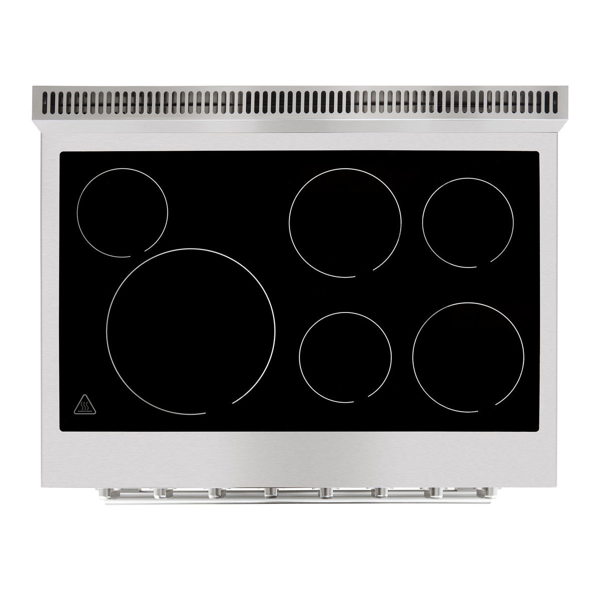 Forno Paolo 36-Inch Freestanding Electric Range with 5.44 cu. ft. True Convection Oven, Stainless Steel (Model FFSEL6011-36)