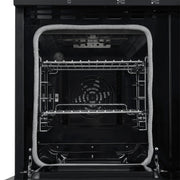 Forno Paolo 48-Inch Freestanding Electric Range, 6.7 cu. ft. True Convection Oven, Black with Antique Brass Accents (Model FFSEL6011-48BLK)