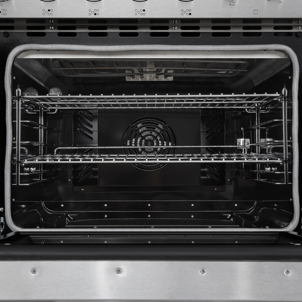 Forno Paolo 48-Inch Freestanding Electric Range with True Convection Oven, 6.7 cu. ft., Stainless Steel (Model FFSEL6011-48)