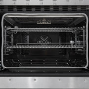 Forno Paolo 48-Inch Freestanding Electric Range with True Convection Oven, 6.7 cu. ft., Stainless Steel (Model FFSEL6011-48)