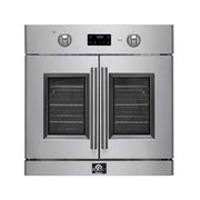 FORNO Asti 30-Inch French Door Electric Wall Oven, 3.58 Cu. Ft., Air Fry, Self-Clean, Sous Vide (Model FBOEL1333-30)
