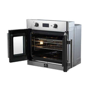 FORNO Asti 30-Inch French Door Electric Wall Oven, 3.58 Cu. Ft., Air Fry, Self-Clean, Sous Vide (Model FBOEL1333-30)