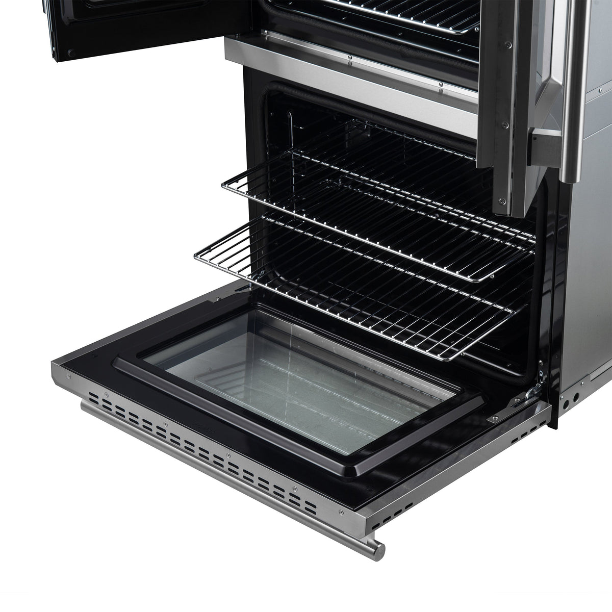 FORNO Asti 30-Inch French Door Double Electric Wall Oven, 7.36 cu. ft., Air Fry, Self Clean, Sous Vide (Model FBOEL1340-30)