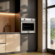 FORNO Espresso Vomero 30-Inch Built-In Single Electric Wall Oven, 5.0 Cu. Ft., Stainless Steel (FBOEL1370-30)