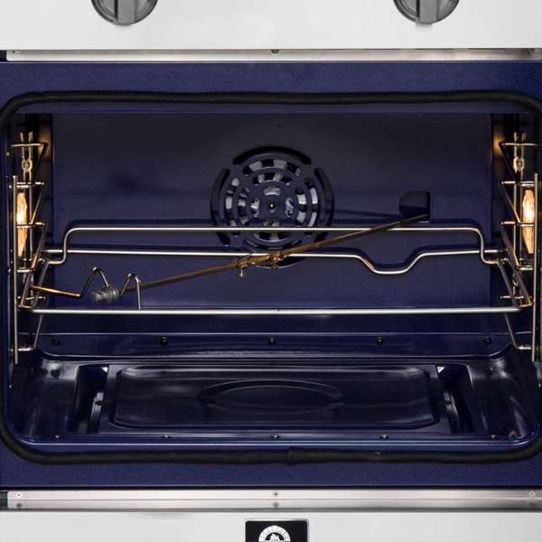 FORNO Gallico 30-Inch Electric Single Wall Oven, 3.58 cu ft, French Door, Air Fry, Sous Vide, Self Clean, Telescopic Racks (Model FBOEL1371-30)