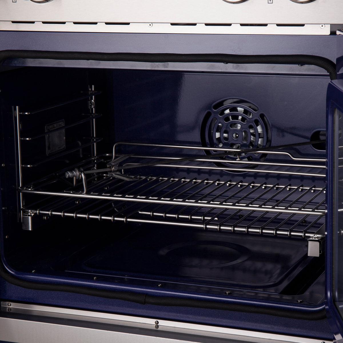 FORNO Gallico 30-Inch French Door Double Electric Wall Oven, 7.36 Cu. Ft., Air Fry, Self-Clean, Sous Vide, Telescopic Racks, Model FBOEL1388-30