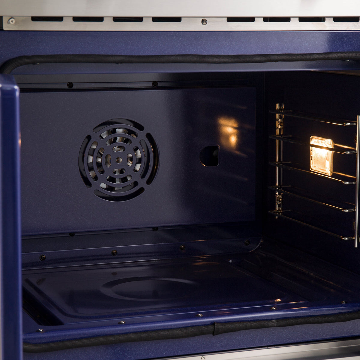 FORNO Gallico 30-Inch French Door Double Electric Wall Oven, 7.36 Cu. Ft., Air Fry, Self-Clean, Sous Vide, Telescopic Racks, Model FBOEL1388-30