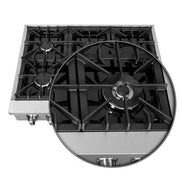 Forno Cossato 36-Inch Gas Rangetop with 6 Sealed Burners, Stainless Steel (Model FCTGS5737-36)