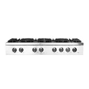 FORNO Cossato 48-Inch Gas Rangetop with 8 Sealed Burners, Stainless Steel (Model FCTGS5737-48)