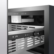 Forno Cosenza 24-Inch Built-In Drawer Freezer with Ice Maker, 4.69 Cu. Ft., Stainless Steel (Model FDRBI1838-24S)