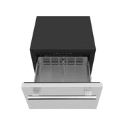 Forno Cosenza 24-Inch Built-In Drawer Freezer with Ice Maker, 4.69 Cu. Ft., Stainless Steel (Model FDRBI1838-24S)