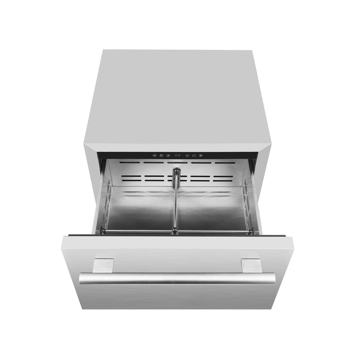 FORNO Como 24-Inch Indoor/Outdoor Drawer Refrigerator, 4.87 Cu. Ft., Stainless Steel (FDROD1611-24S)