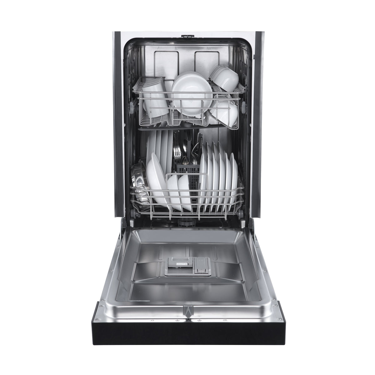 FORNO Polo 18-Inch Built-In Dishwasher, Black (Model FDWBI8041-18BLK)