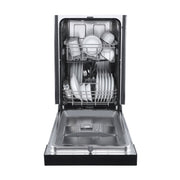 FORNO Polo 18-Inch Built-In Dishwasher, Black (Model FDWBI8041-18BLK)