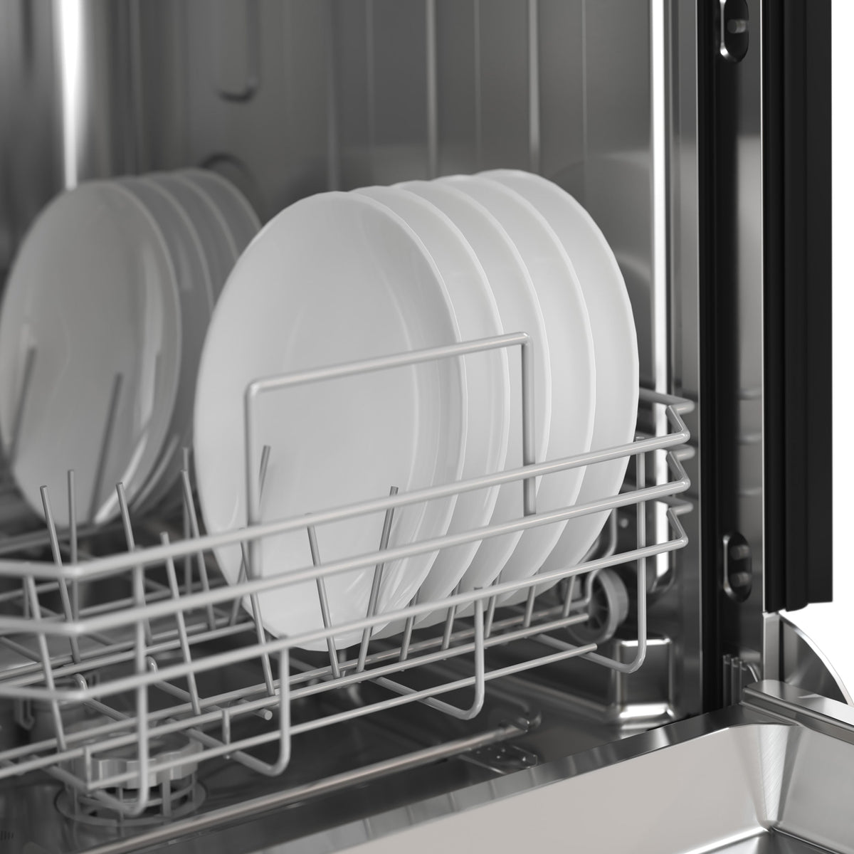 FORNO Polo 18-Inch Built-In Dishwasher, Stainless Steel, Model FDWBI8041-18S