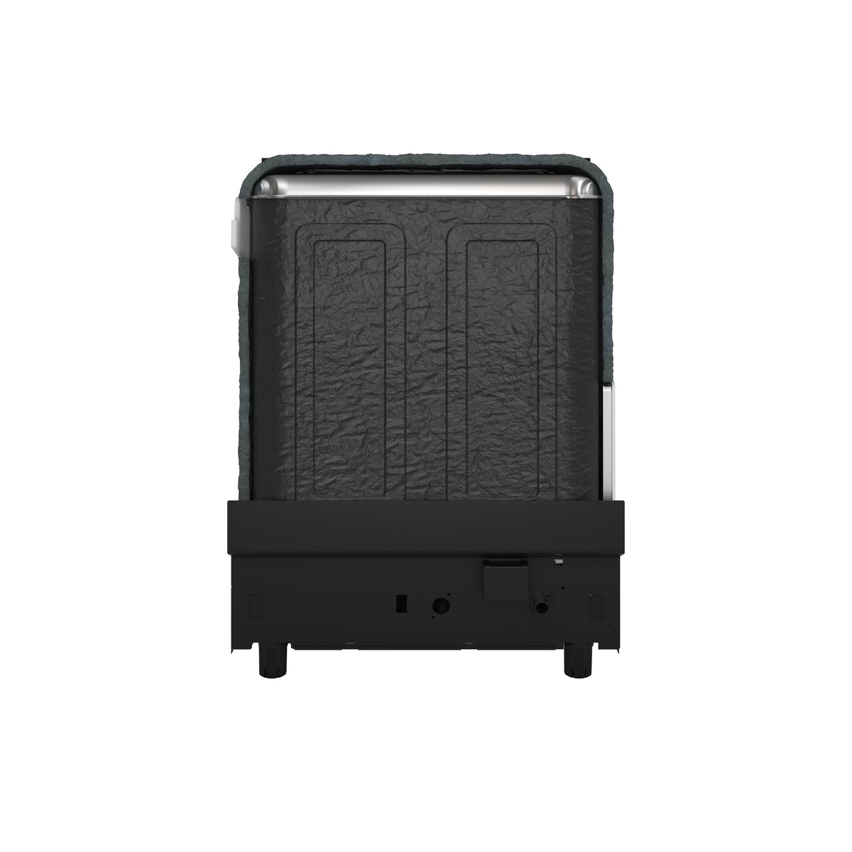 FORNO Pozzo 24-Inch Built-In Dishwasher, Black Finish with Stainless Steel Handles (Model FDWBI8067-24BLK)