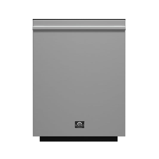 FORNO Pozzo 24-Inch Built-In Tall Tub Dishwasher, Stainless Steel (Model FDWBI8067-24S)