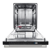 FORNO Pozzo 24-Inch Built-In Dishwasher, White with Antique Brass Handles (Model FDWBI8067-24WHT)