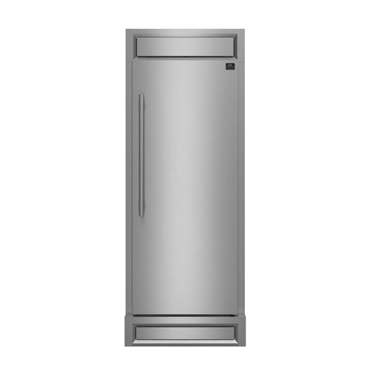 Forno Maderno 28" Convertible Refrigerator/Freezer, 13.6 cu. ft., Right Swing, Modern Trim Kit, Model FFFFD1722-32RS