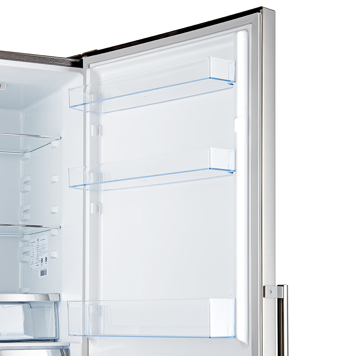 Forno Guardia 24 in Bottom Freezer Refrigerator, 10.8 cu ft, Right-Hinged Door, Stainless Steel (Model FFFFD1778-24RS)