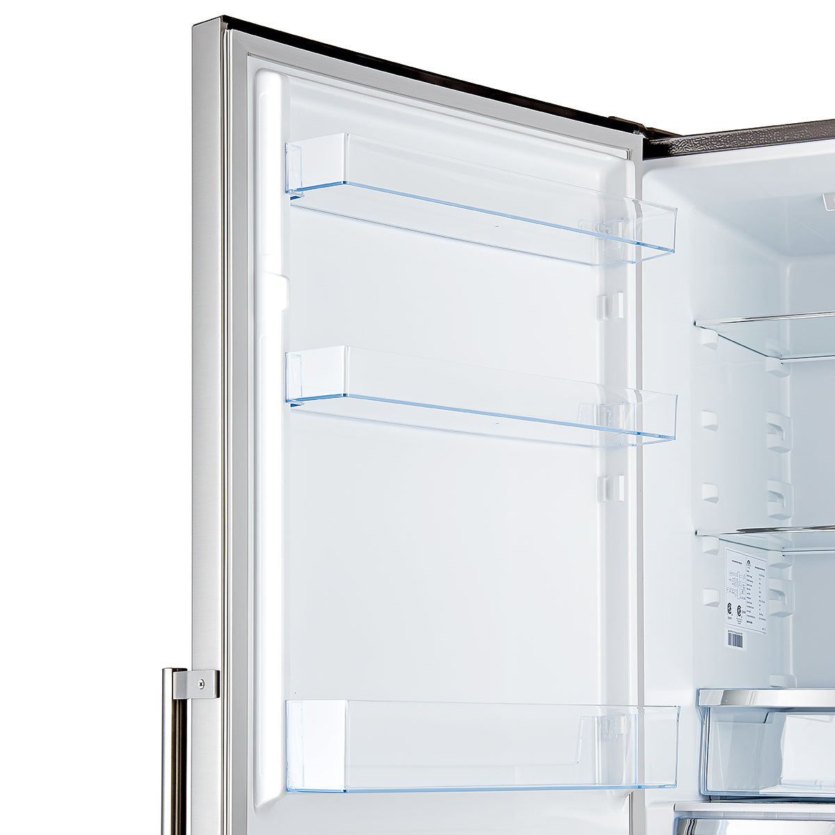 Forno Guardia 46.8-Inch Side-by-Side Refrigerator with Bottom Freezer, 21.6 cu ft, Stainless Steel (Model FFFFD1778-48)