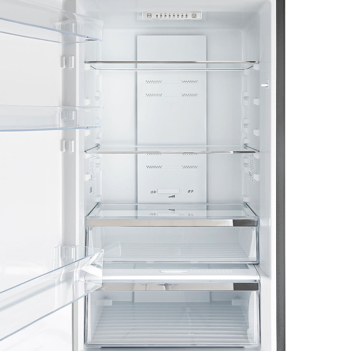 Forno Guardia 46.8-Inch Side-by-Side Refrigerator with Bottom Freezer, 21.6 cu ft, Stainless Steel (Model FFFFD1778-48)