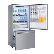 Forno Milano 31-Inch French Door Refrigerator with Bottom Freezer, 17.2 cu ft, Stainless Steel, Right Swing (Model FFFFD1785-31S)