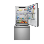 Forno Milano 31-Inch French Door Refrigerator with Bottom Freezer, 17.2 cu ft, Stainless Steel, Right Swing (Model FFFFD1785-31S)